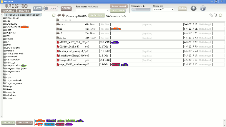 Interchangeable tags demo images